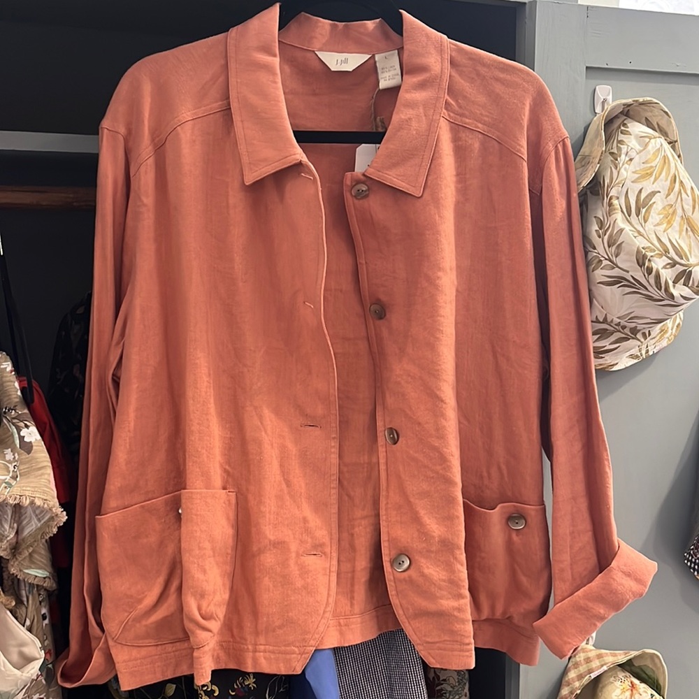 J Jill Linen Jacket